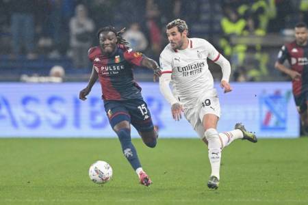 Liga Italia: Dramatis, AC Milan Menang 2-1 di Kandang Genoa