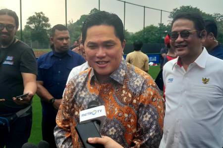 PSSI dan FIFA Rsmikan Lapangan Mini Soccer FIFA Arena Indonesia di Ciputat, Ini Kata Erick Thohir!