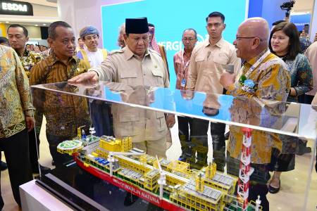Presiden Prabowo Kunjungi Booth MedcoEnergi di IPA Convex 2025