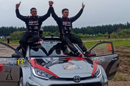 Ryan Nirwan-Adi Indiarto Puncaki Kejurnas Sprint Rally Semarang dengan GR Yaris Rally2