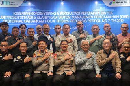 Dirpamobvit Korsabhara Baharkam Polri  Buka Konsinyering dan Konsultasi Persiapan Bimtek Audit SMP di Pertamina Group