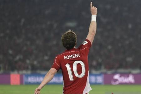 Gol Penalti Ole Romeny Bawa Indonesia Tekuk China