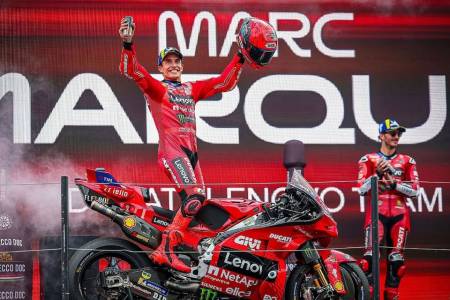 MotoGP Marc Marquez Sabet Juara MotoGP Belanda 2025