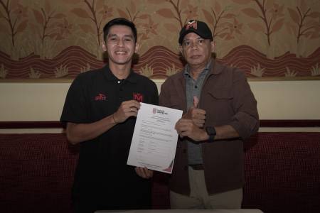 Septian David Maulana Resmi Menjadi Bagian Keluarga Malut United