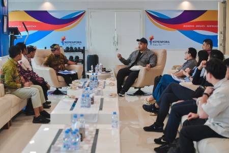 Gubernur Kaltara Audensi ke  Menpora Dito dan  Bahas Roadmap hingga Stadion Multifungsi