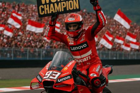 Marc Marquez Bisa Rayakan Juara Dunia di Sirkuit Mandalika