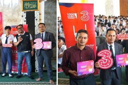 Tri dan 1.000 Guru Foundation Buka Akses Digital di Pelosok Negeri