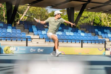 Nathan Barki Selangkah Lagi Menuju Gelar Juara UTR Pro Tennis Tour Bali