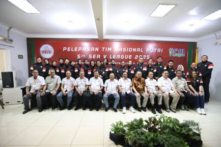 PBVSI Lepas Timnas Voli Putri ke SEA V League 2025, Imam Sudjarwo: Semoga Tembus 2 Besar!