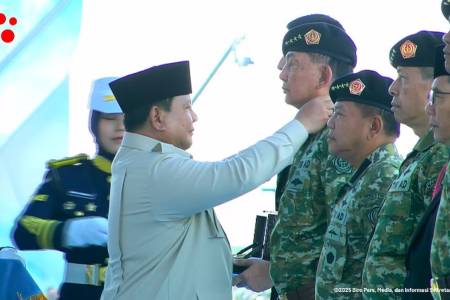 Tiga Putra Sulawesi Selatan Naik Pangkat dan Dilantik Presiden Prabowo