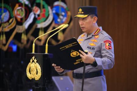 Hari Ini, Kapolri Lantik dan Sertijab Sejumlah Pejabat Tinggi Polri