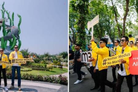 IM3 Perkenalkan Fitur SATSPAM di Surabaya, Lindungi Masyarakat dari Penipuan Digital