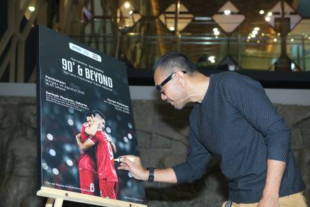 Kolaborasi PSSI, PSSI Pers dan PFI Gelar Pameran Foto “90’ & BEYOND” di Mal Sarinah