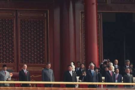 Presiden Prabowo Subianto Saksikan Parade Militer di Beijing, Chuna