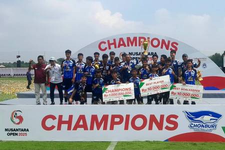 Chonburi FC Juara Baru Nusantara Open U-16  2025: Dominasi Tim Muda Thailand di Lapangan Garudayaksa 
