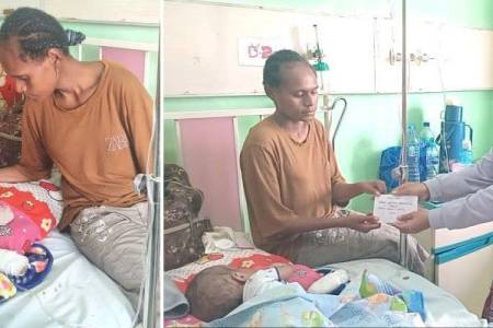 FJPI Papua Barat Daya Salurkan Bantuan untuk Bayi Penderita Hidrosefalus dan Jantung Bocor