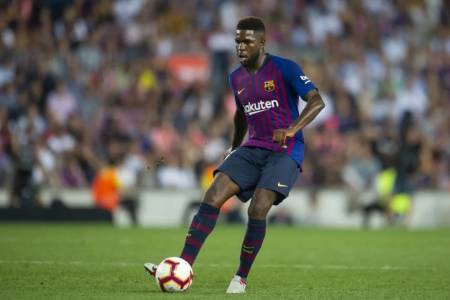 Eks bek Barcelona Samuel Umtiti Umumkan Gantung Sepatu