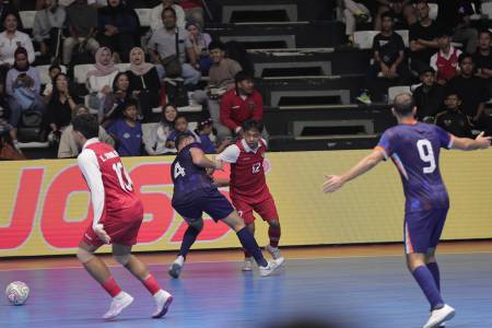 Perkasa, Indonesia Menang Telak atas Belanda 5-1 di Aqua Futsal Four Nations Cup 2025