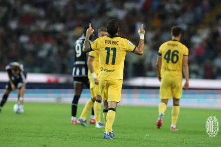 Liga Italia: AC Milan Bungkam Tuan Rumah Udinese dengan Skor 3-0