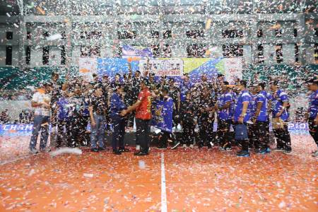 Tundukkan Indomaret di Final,  TNI AU Electric Juarai Putaran  Reguler Kedua Livoli Divisi Utama 2025  