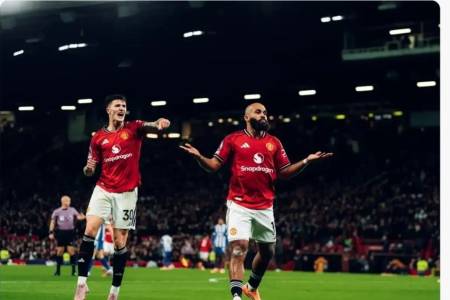 Libas Brighton 4-2, MU Raih Kemenangan Beruntun