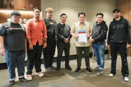 Erick Thohir Terima Masukan dari Ultras Garuda untuk Perbaikan Sepak Bola Indonesia