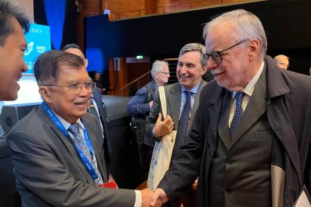 Pertemuan Perdamaian Dunia di Roma, Jusuf Kalla: Peradaban Manusia Hanya Bisa Dibangun dalam Perdamaian