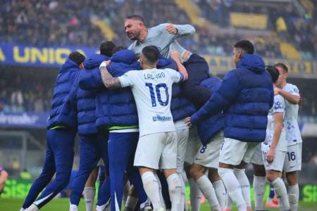 Liga Italia: Inter Milan Kalahkan Verona, FiorentinaTersandung di Kandang 