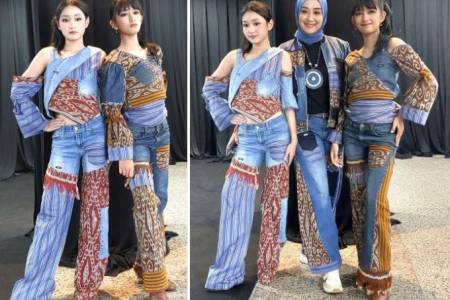 Torilla Mode by Hany Tampilkan Koleksi dari Limbah Jins di Surabaya Fashion Parade 2025