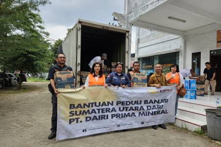 Kolaborasi Dairi Prima Mineral Ringankan Beban Korban Bencana Sumatera Utara