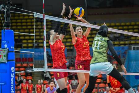 Timnas Voli Putri Indonesia kalah 0-3 dari Vietnam