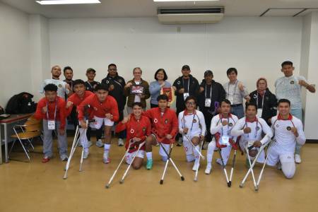 WNI Dukung Timnas Sepak Bola Amputasi Indonesia dalam International Challenge Cup 2026 di Tokyo