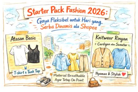 Starter Pack Fashion 2026: Gaya Fleksibel untuk Hari yang Serba Dinamis