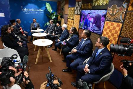 Usai Pidato di WEF Davos, Prabowo Lanjut Ngopi di Paviliun Indonesia