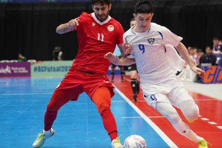 Derby Asia Tengah Sengit, Uzbekistan dan Tajikistan Berbagi Angka di Indonesia Arena