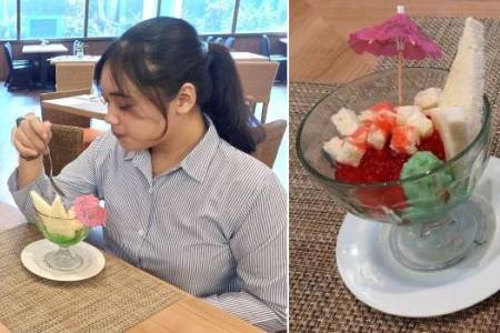 Nikmatnya Es Darwah Kopyor untuk Berbuka Puasa di “Serambi Ramadhan”