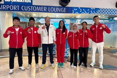 Menuju Panggung Asia, PP Pesti Lepas Lima Atlet Junior Soft Tennis ke India