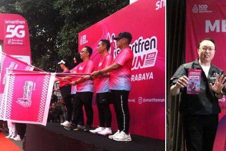 SMARTFREN Hadirkan Layanan 5G di Surabaya, Adakan Fun Run di Kota Lama