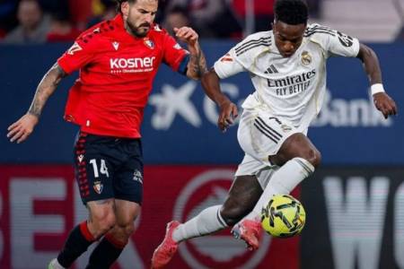 Liga Spanyol: l Real Madrid Meradang di Kandang Osasuna, kalah 1-2