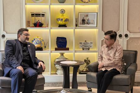 Jusuf Kalla Terima Dubes Iran, Bahas Situasi Terkini dan Peluang Mediasi Indonesia