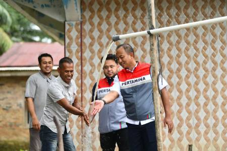 Pertamina Hadirkan Air Bersih untuk Masyarakat  di Wilayah Terluar