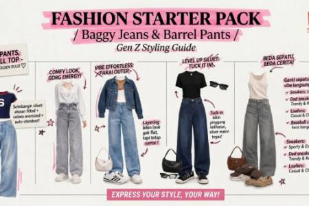 Upgrade Look dengan Baggy Jeans & Barrel Pants ala Gen Z