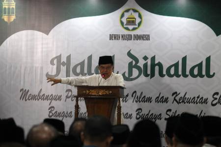 Halal Bihalal DMI, JK Tekankan Silaturahim sebagai Energi Peradaban