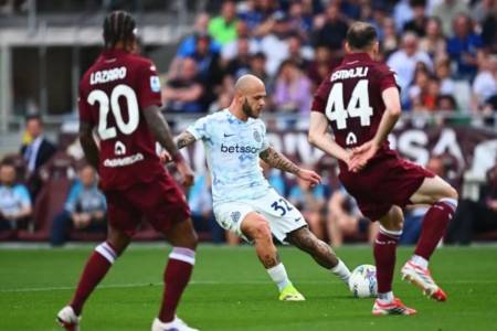 Sempat Unggul 2 Gol, Inter Milan Dipaksa Imbang Torino 2-2