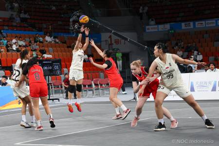 Timnas Basket 3x3 Putri Perbaiki Capaian ABG 2008