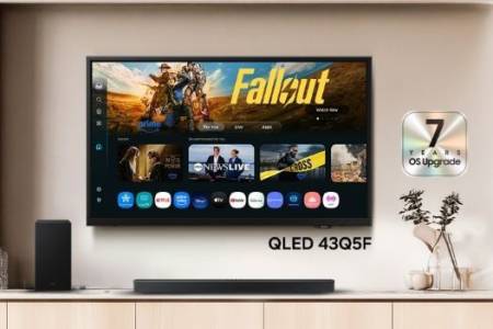 Real TV QLED Q5F 43 Inci, Solusi Hiburan All-in-One di Rumah yang Aman dan Nyaman