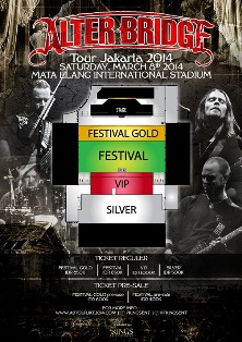 Alter Bridge Tour Jakarta 2014; Tiketnya Sudah Dapat Di Beli