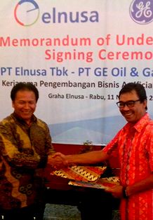 PT. Elnusa Tbk; Gandeng PT.GE Oil & Gas Indonesia