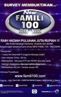 Indosiar; Siap Tayangkan Lagi New Family 100