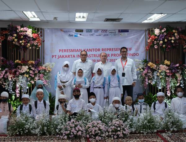 Peresmian Kantor Representatif PT JIP dan Syukuran bersama Anak Yatim dalam rangka Menyambut Bulan Suci Ramadhan 1444 H